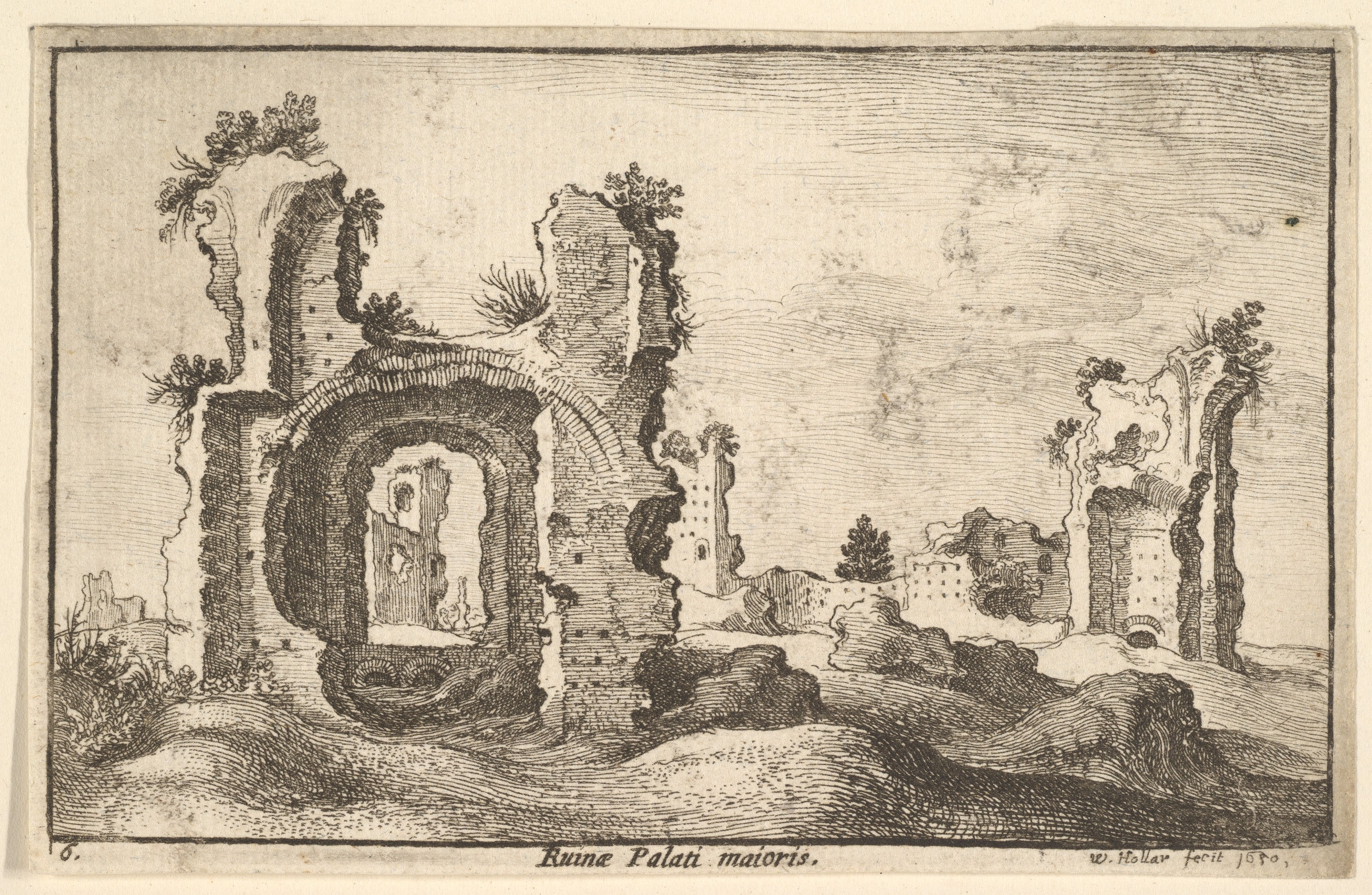Palati maioris (Palatine Palace, Rome), from "Roman Ruins"