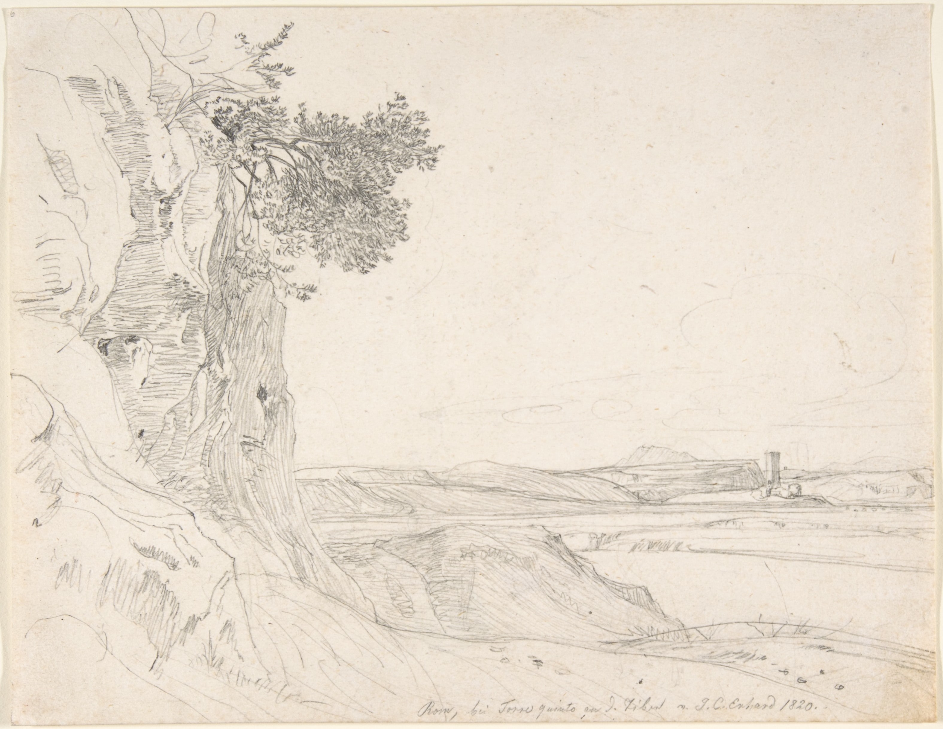 A View of the Roman Campagna with the Tiber near Torre Quinto