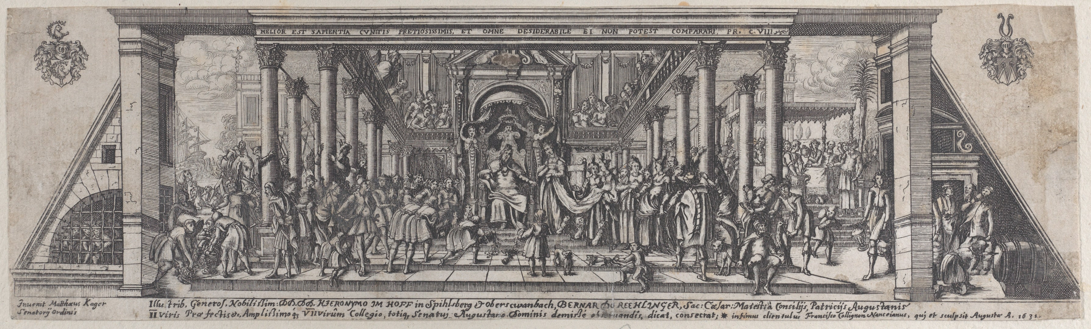 The Queen of Sheba before Solomon