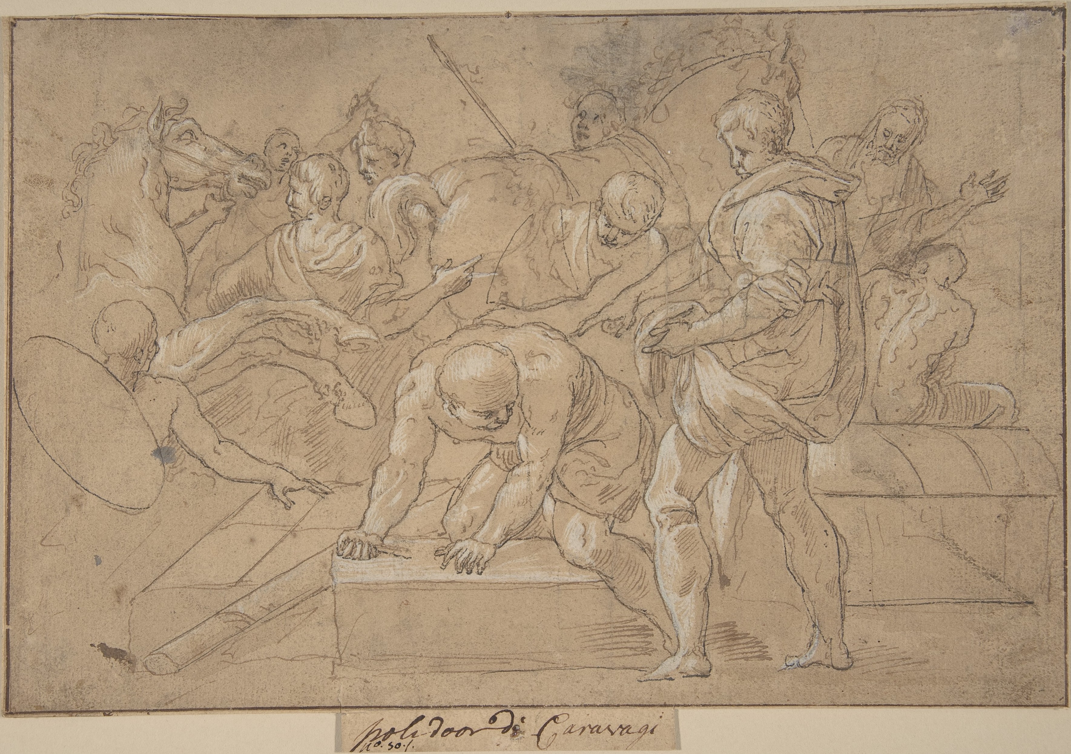 Historical Scene (Composition Study for Chapelle de Guise)