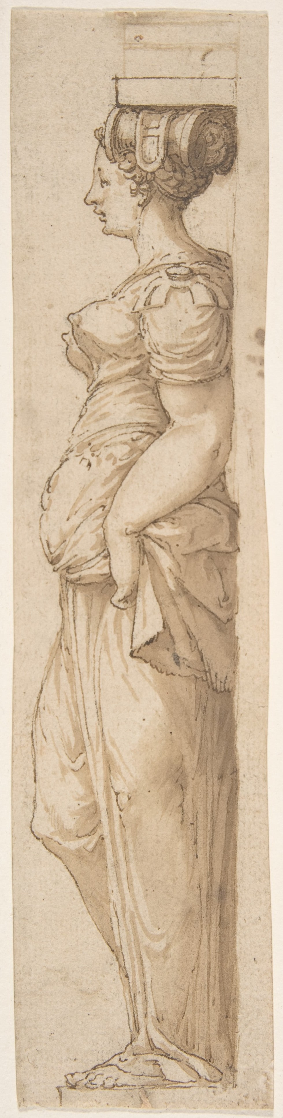 Caryatid Facing Left