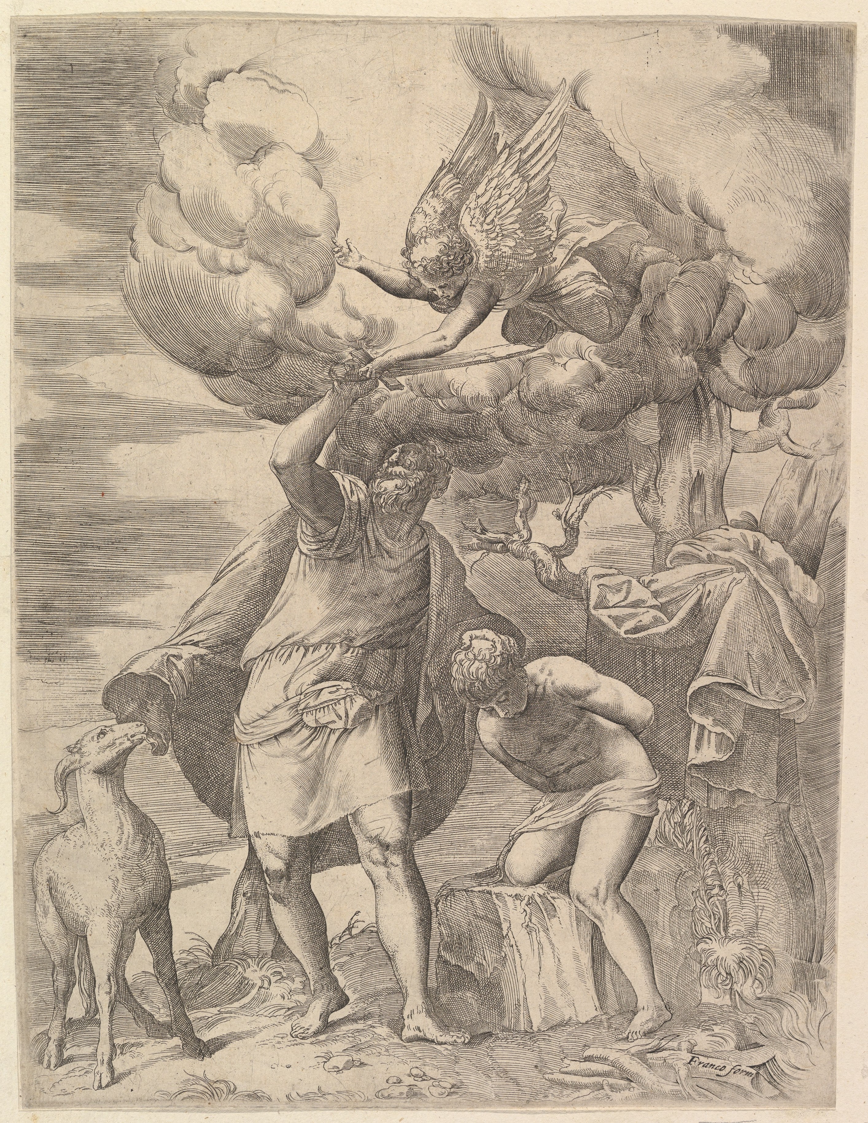 The Angel Staying the Arm of Abraham
