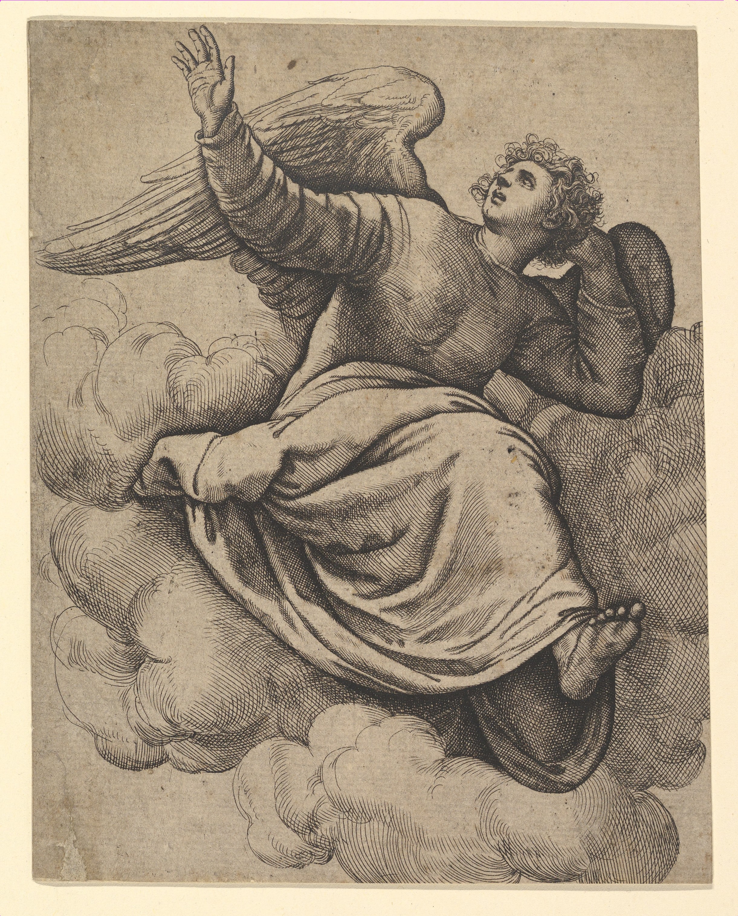 Angel Seated on a Cloud