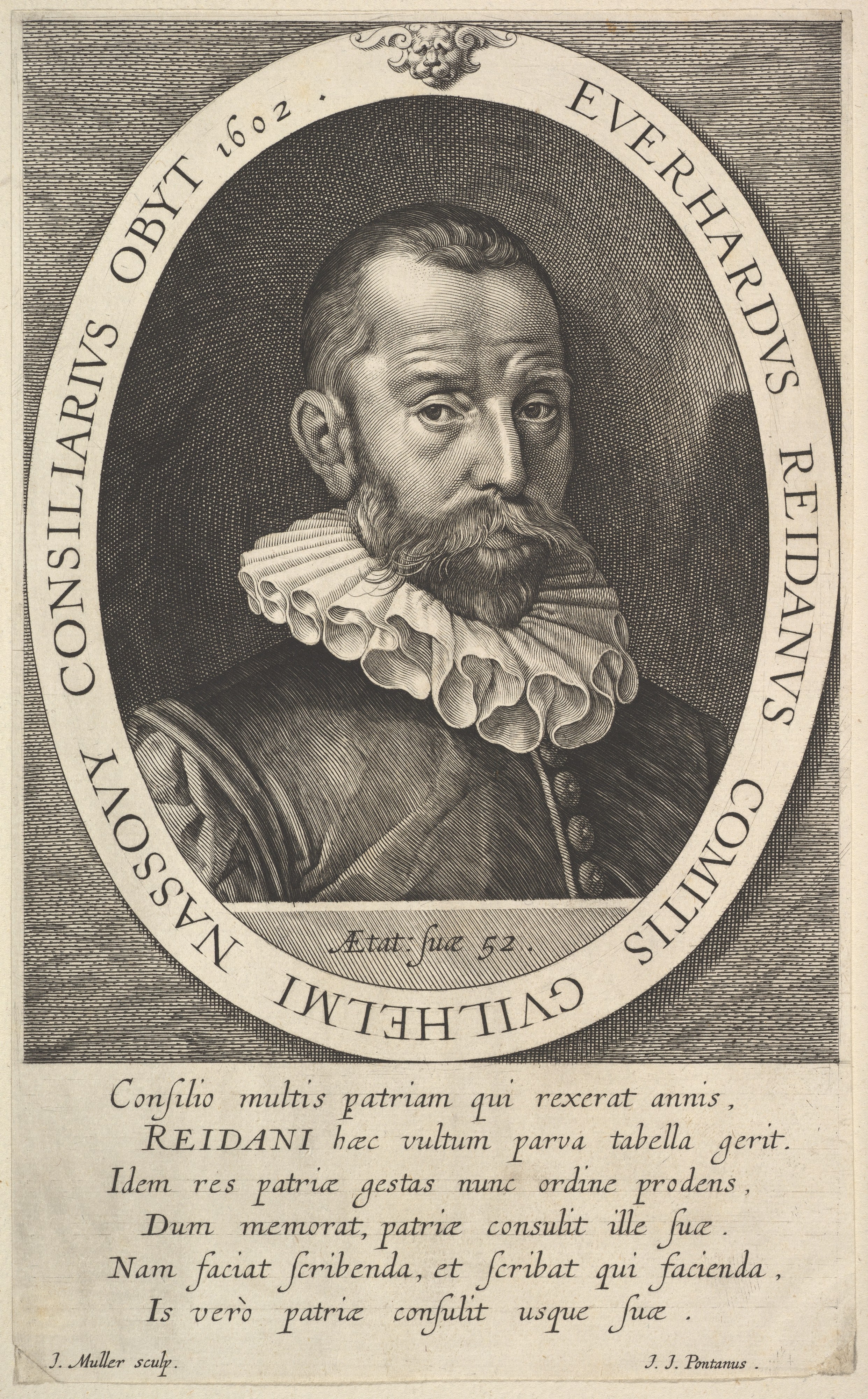 Portrait of Everhard van Reyd, Councillor of William, Prince of Orange