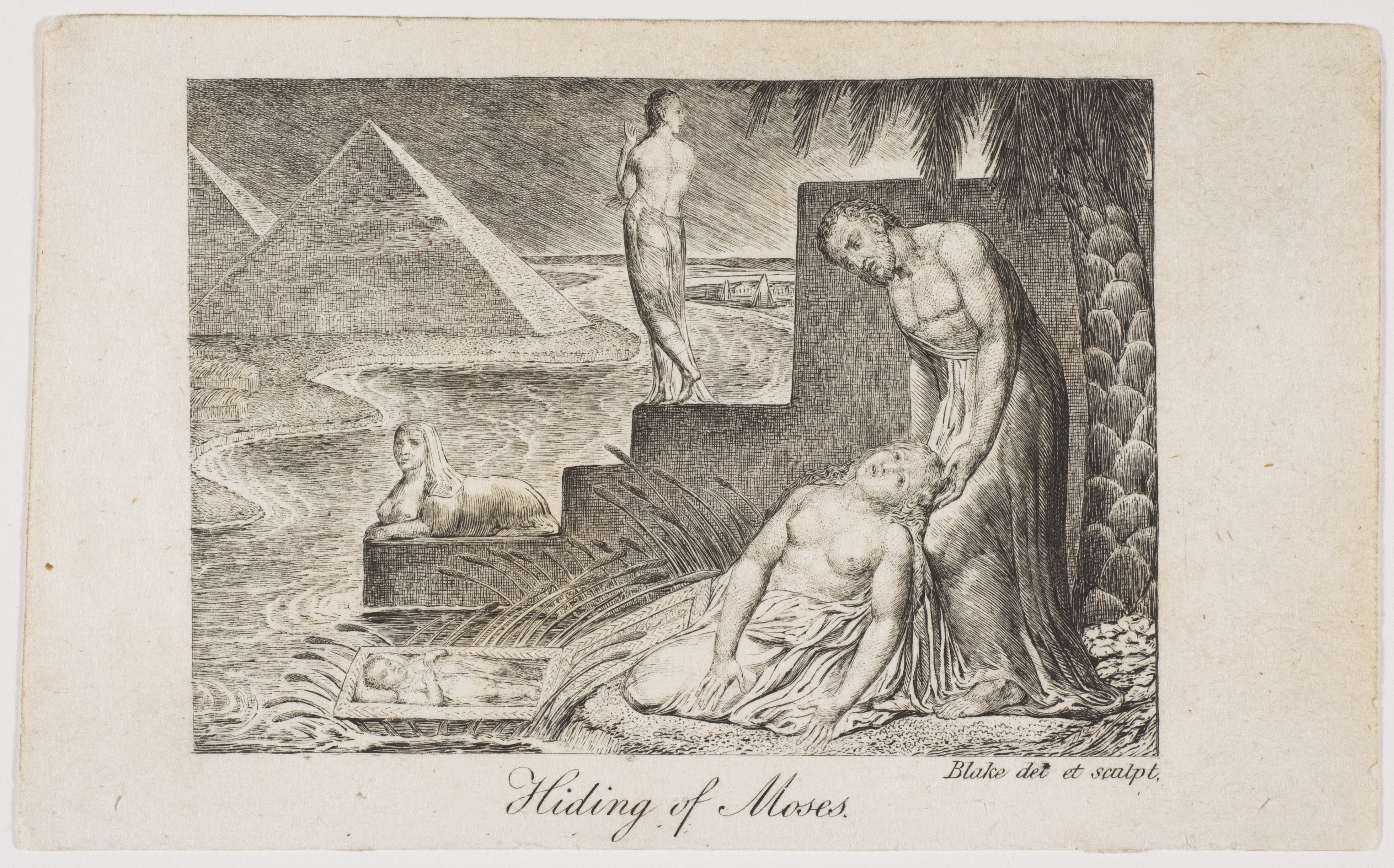 Hiding of  Moses, from "Remember Me!, or a Pocket Companion"