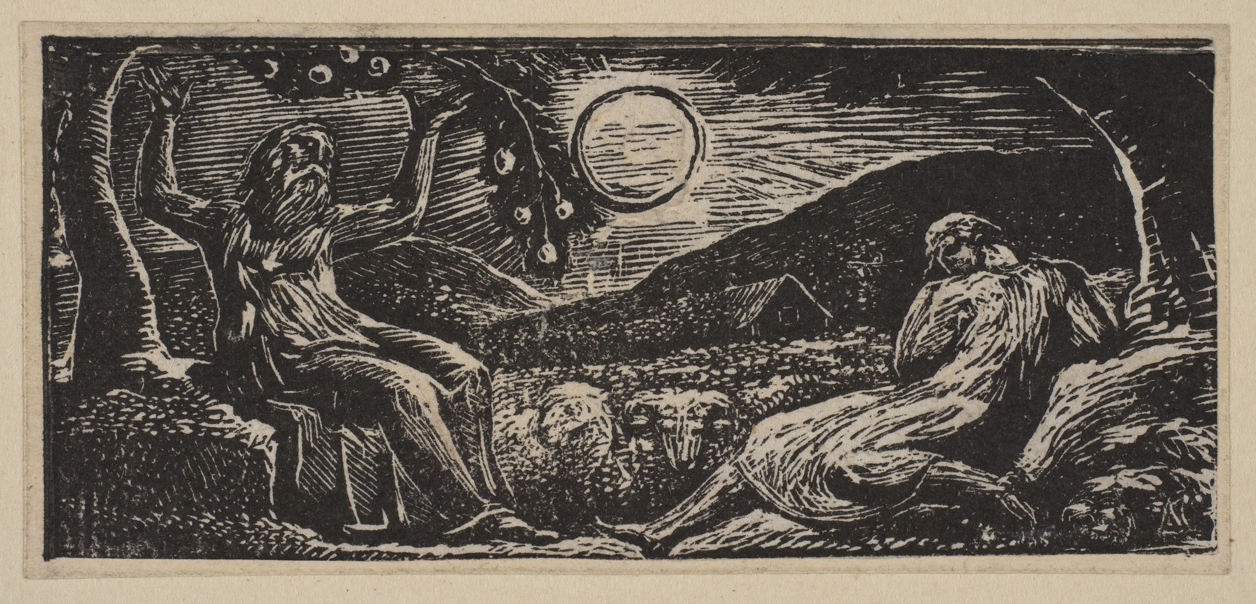 Thenot Under a Fruit Tree, from Thornton's "Pastorals of Virgil"