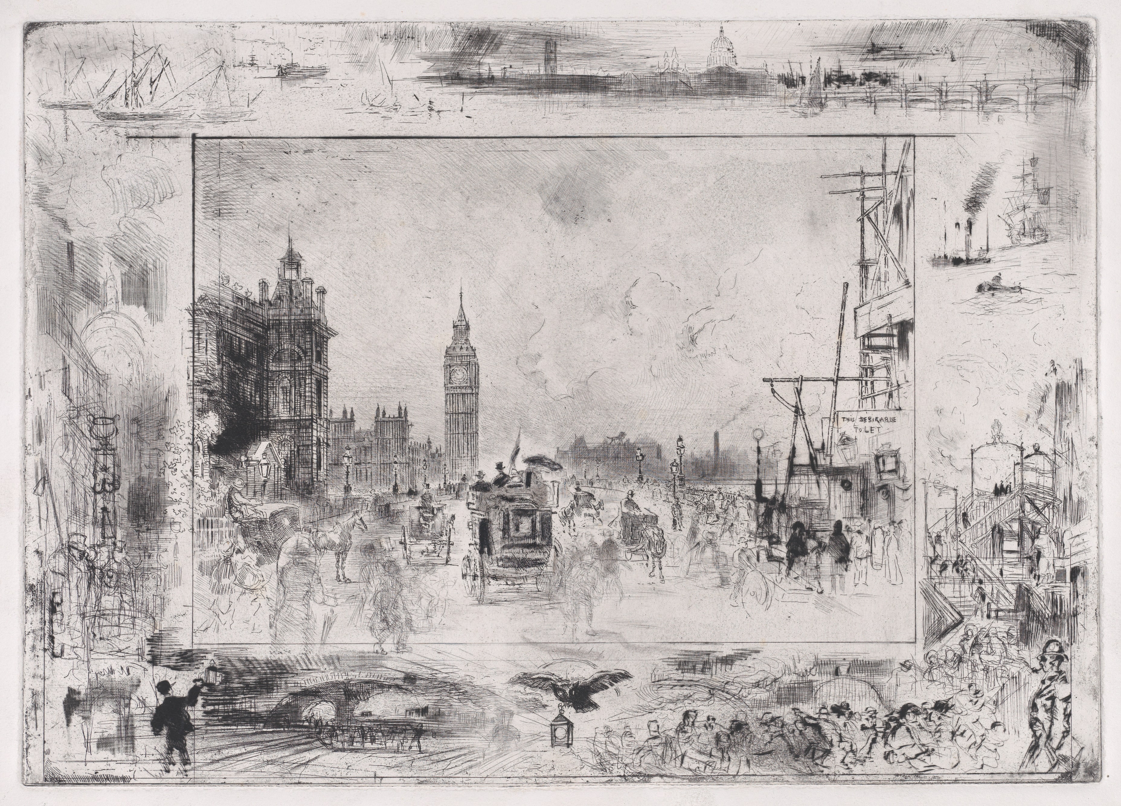 Westminster Bridge, or Westminster Clock Tower
