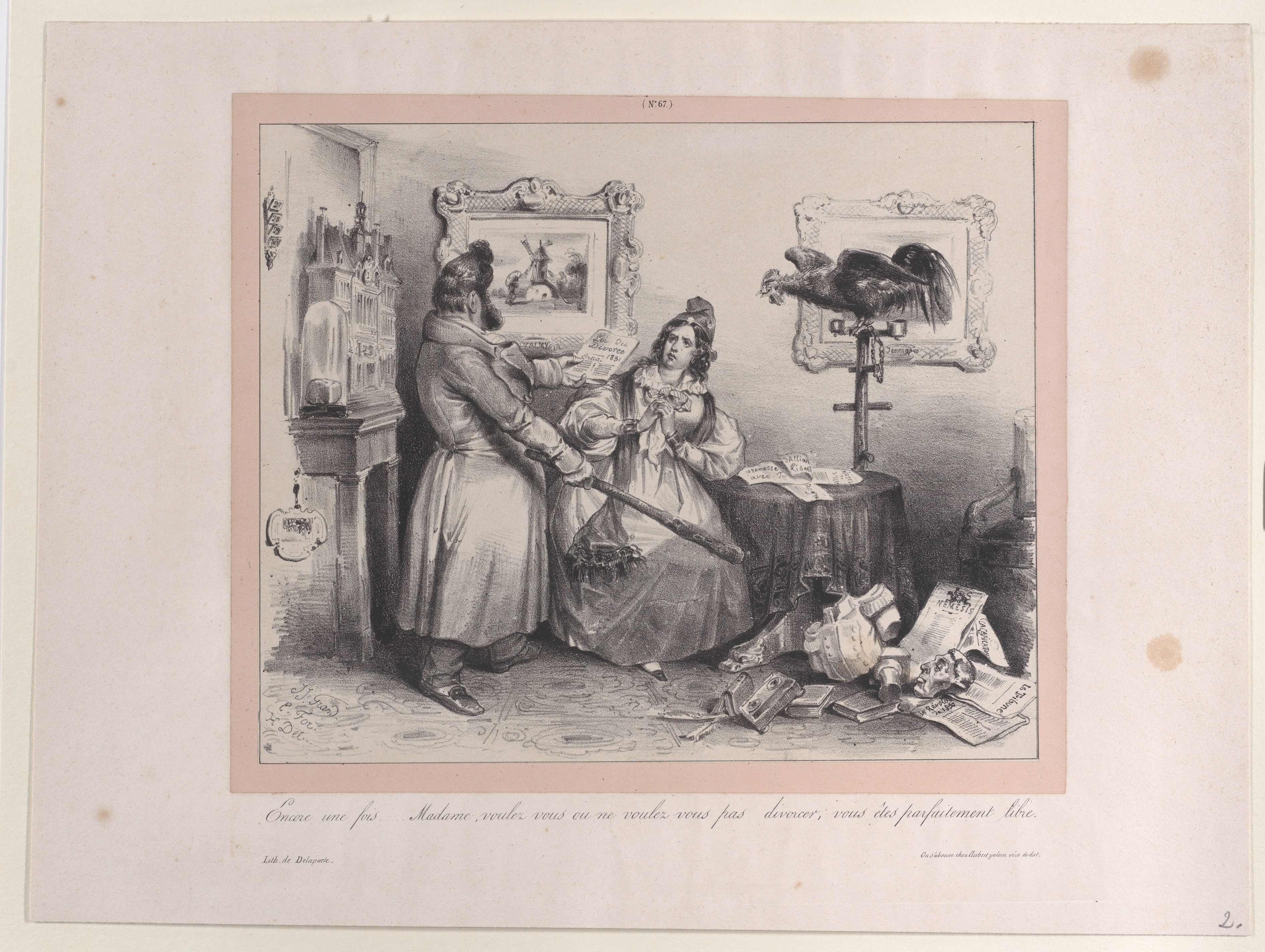 "Again, Madame, whether you do or do not want to divorce, you are perfectly free"