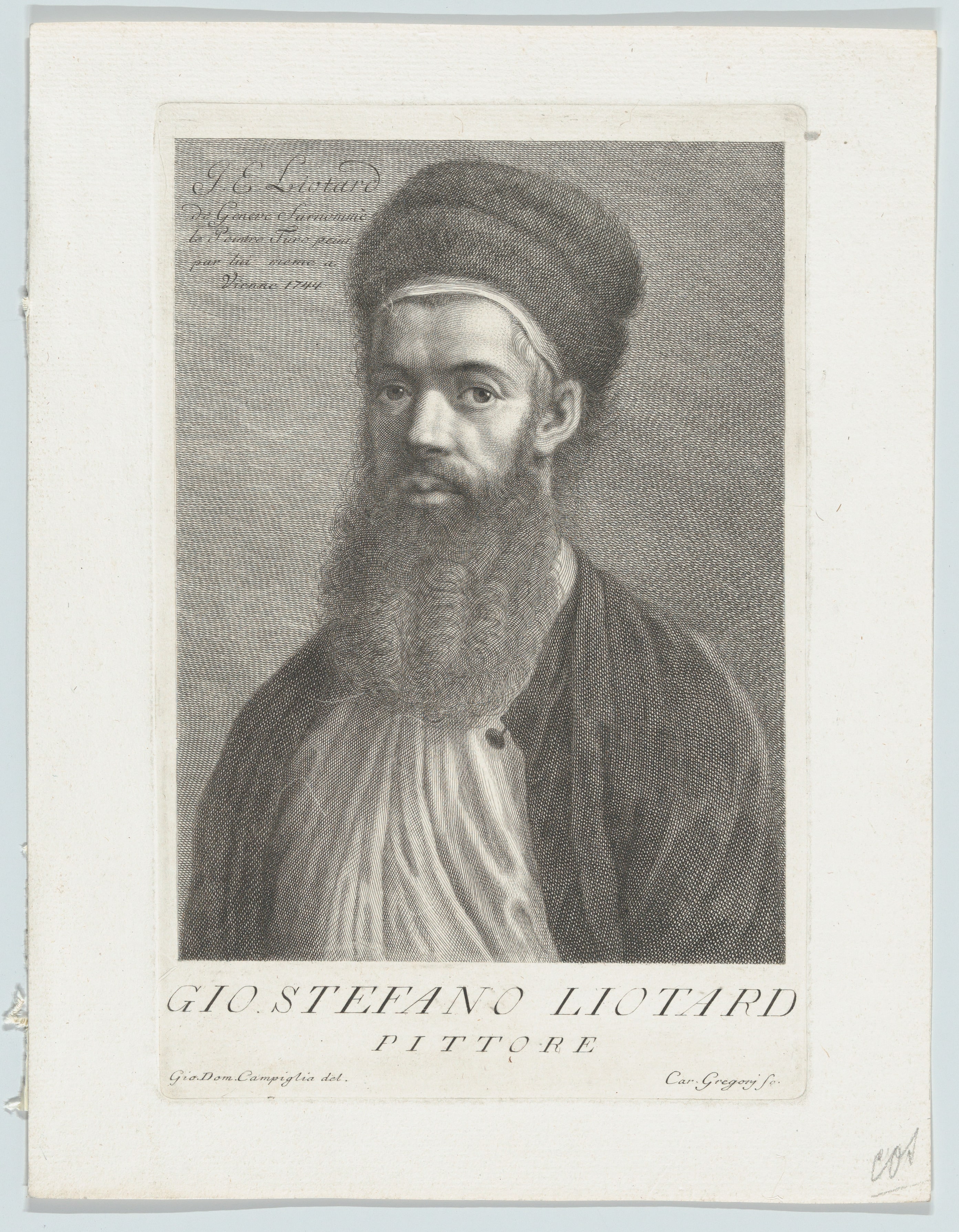 Self-portrait in a Turkish Outfit