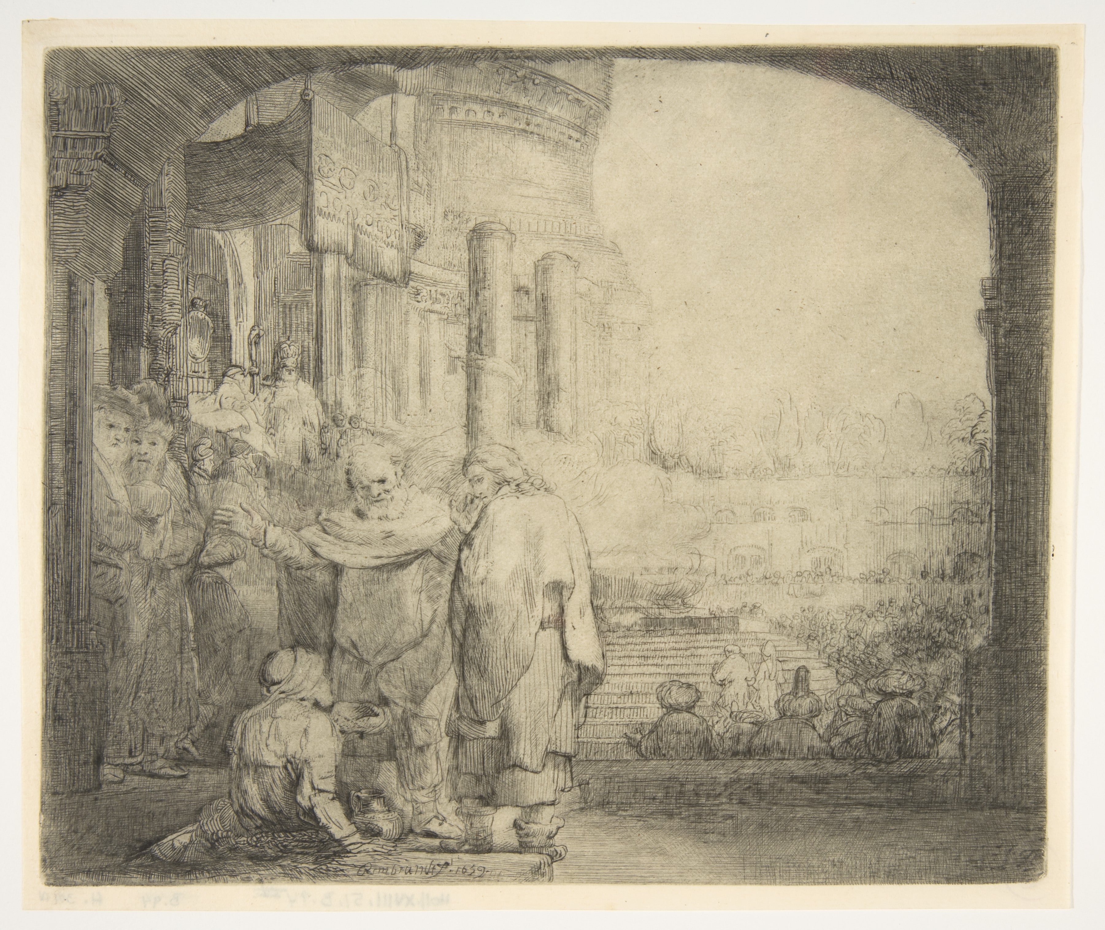 Peter and John Healing the Cripple at the Gate of the Temple