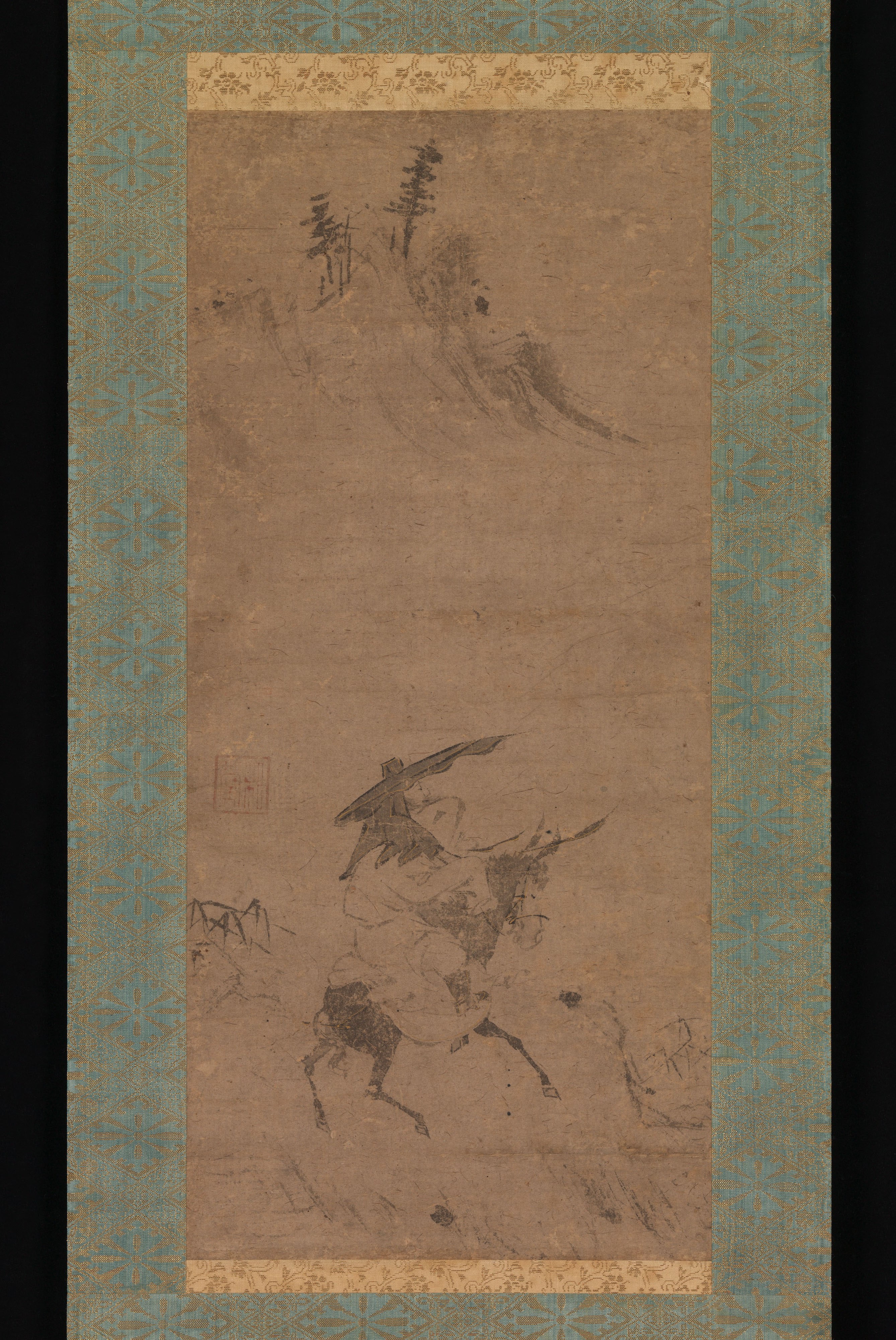 朴堂祖淳筆　蘇軾騎驢図|Su Shi Riding a Donkey