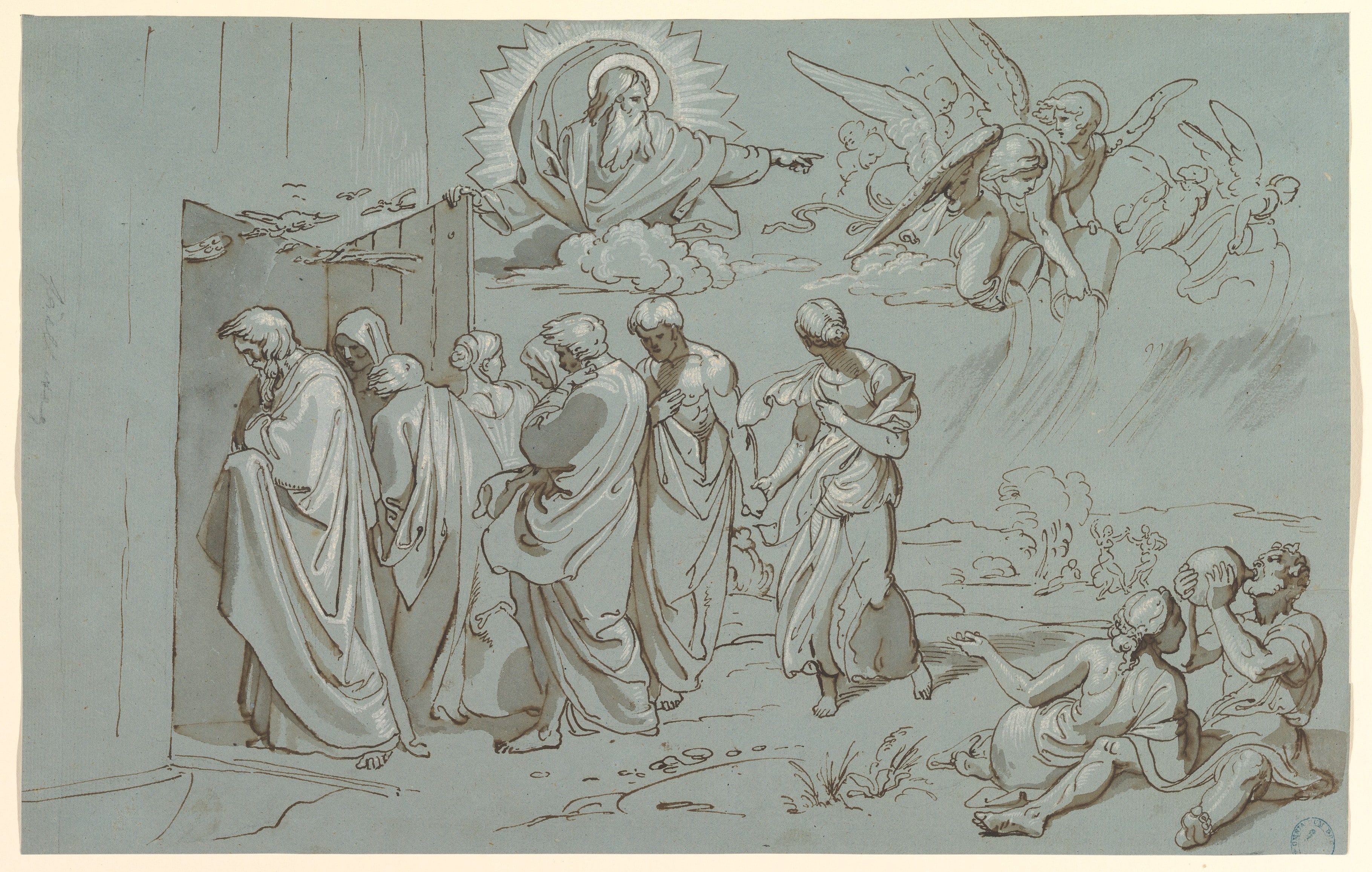 God Summons Noah and His Family into the Ark