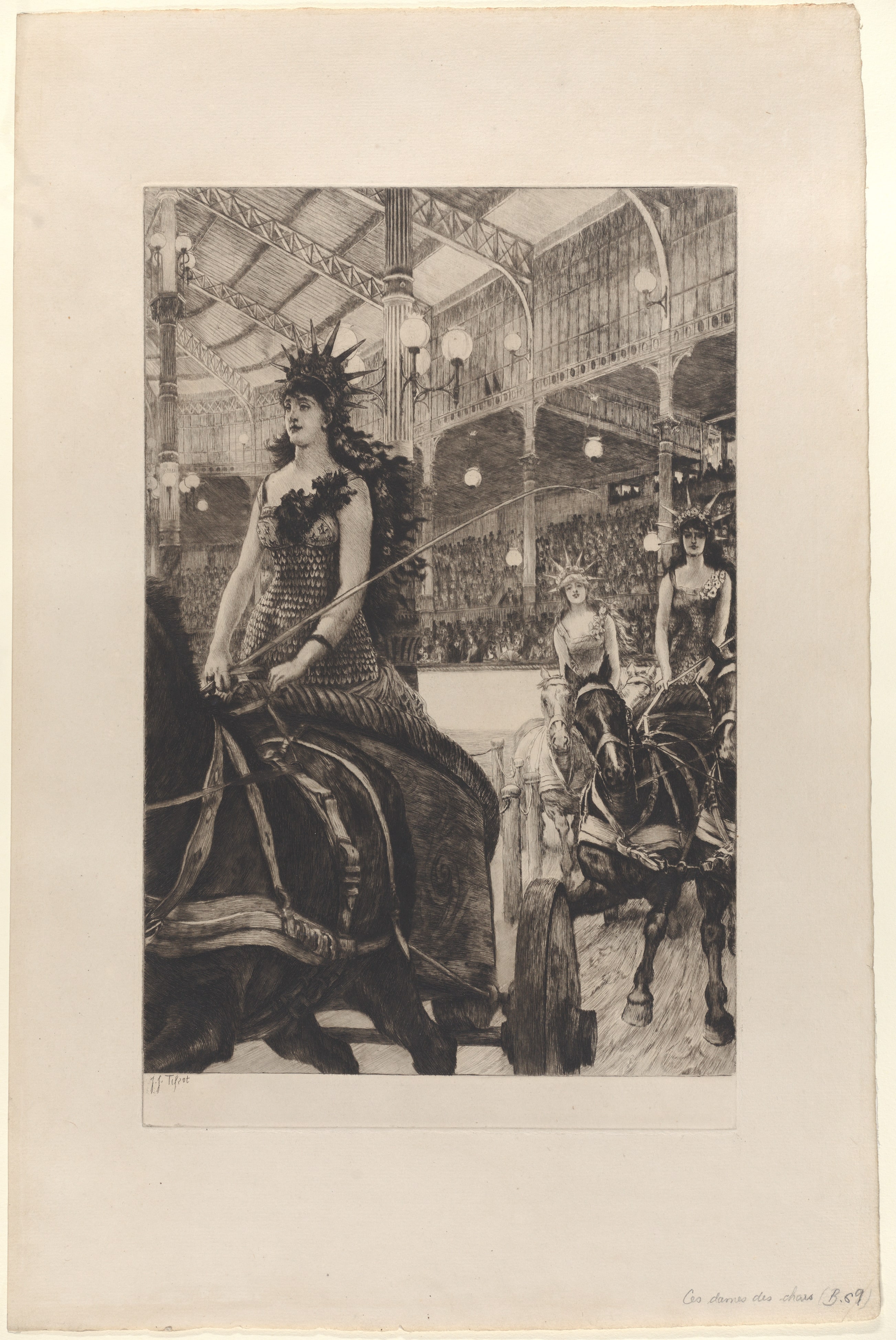 The Ladies of the Chariots at the Hippodrome (Ces dames des chars à l'Hippodrome)