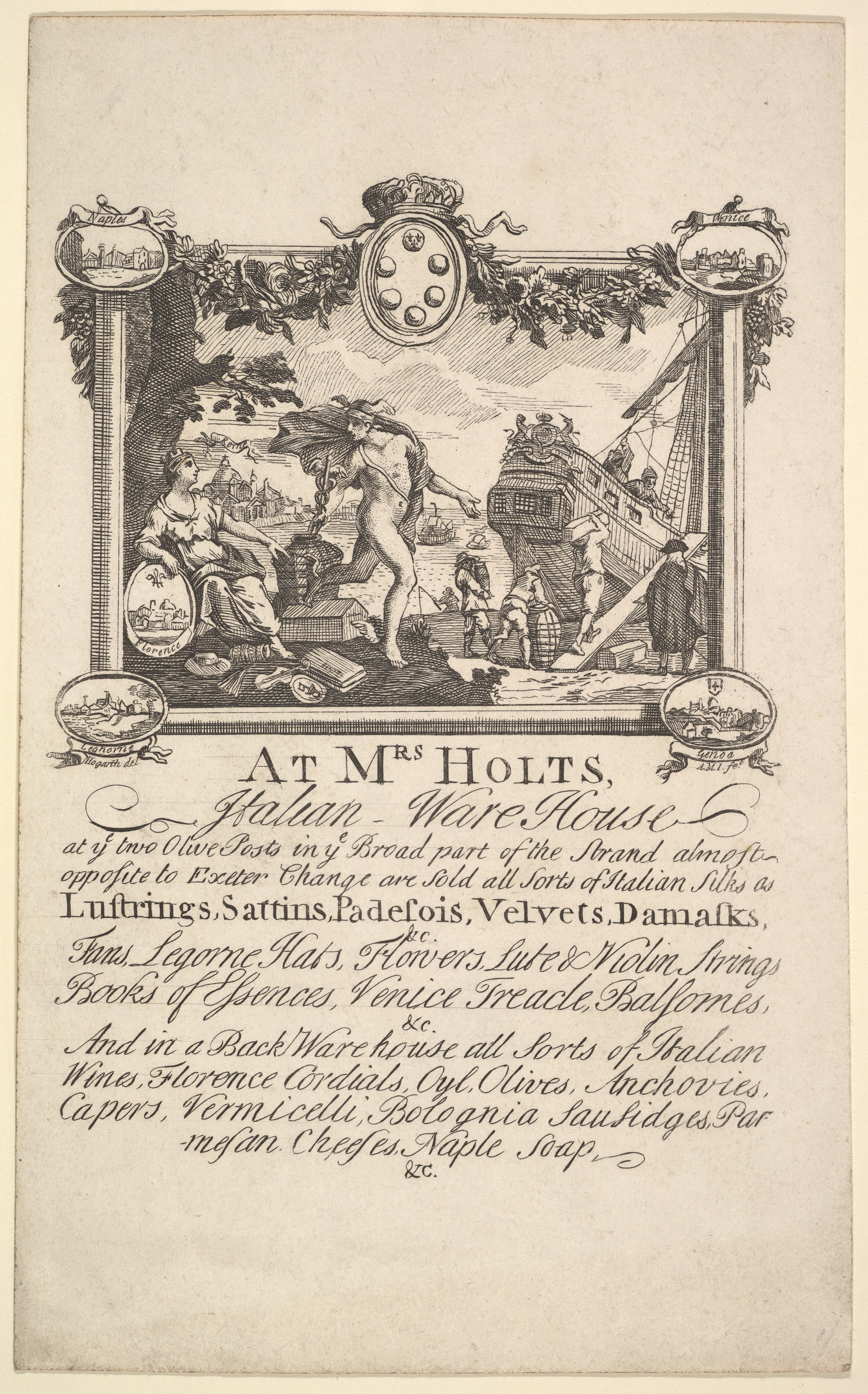 Shop Card for Mrs. Holt's Italian Warehouse