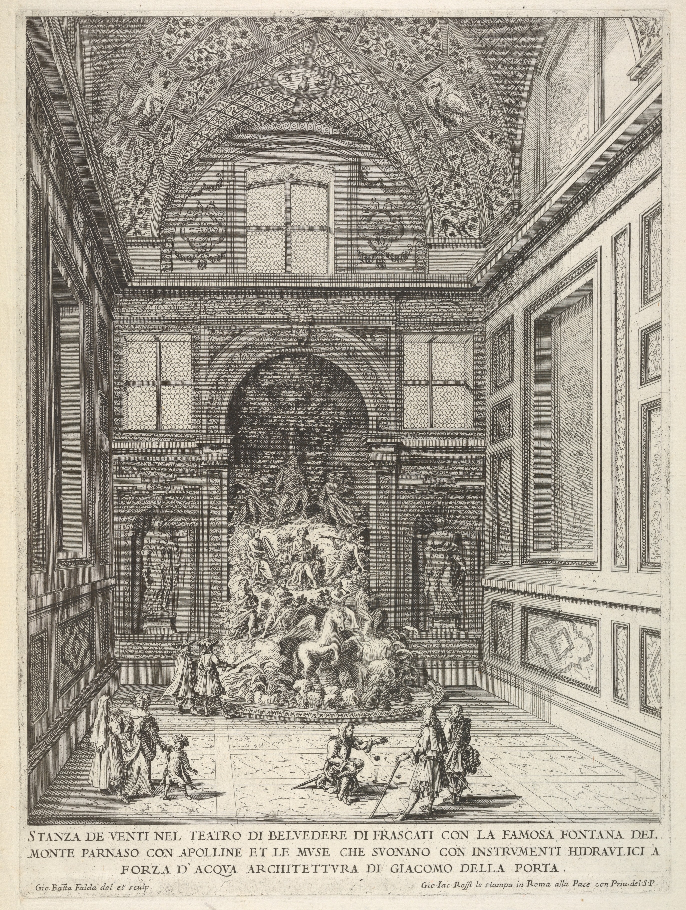 Stanza di Venti nel Teatro di Belvedere di Frascati