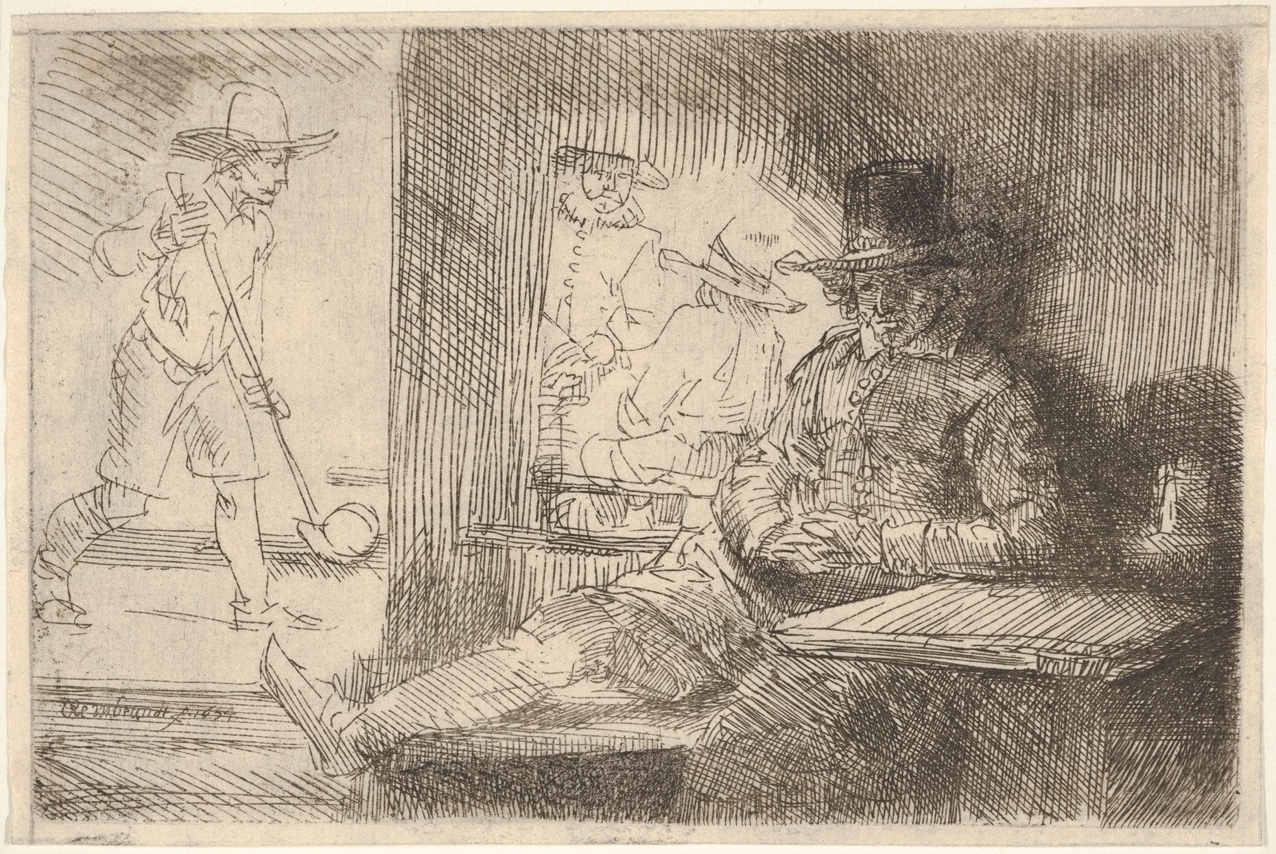 The Ringball Player ('Het Klosbaantje')