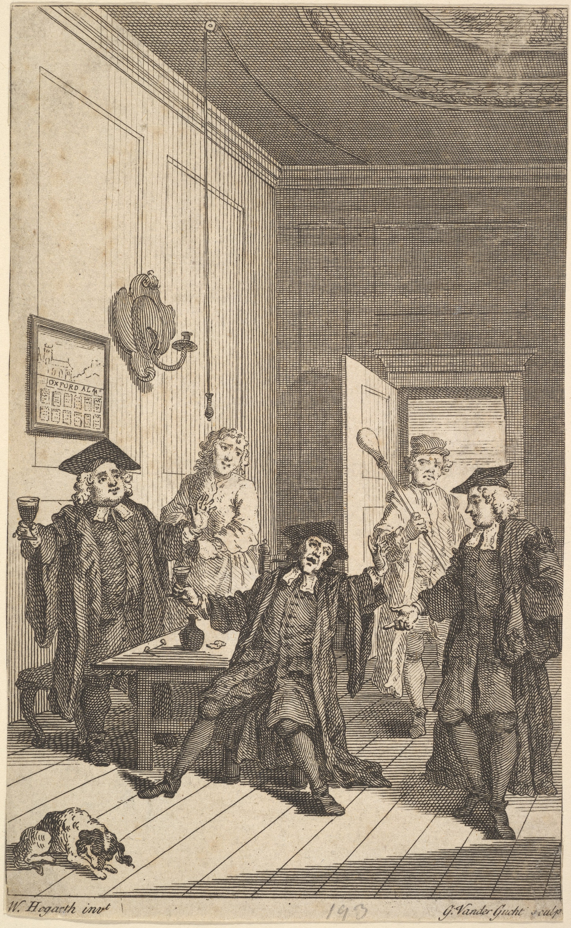 Frontispiece to "The Humours of Oxford"