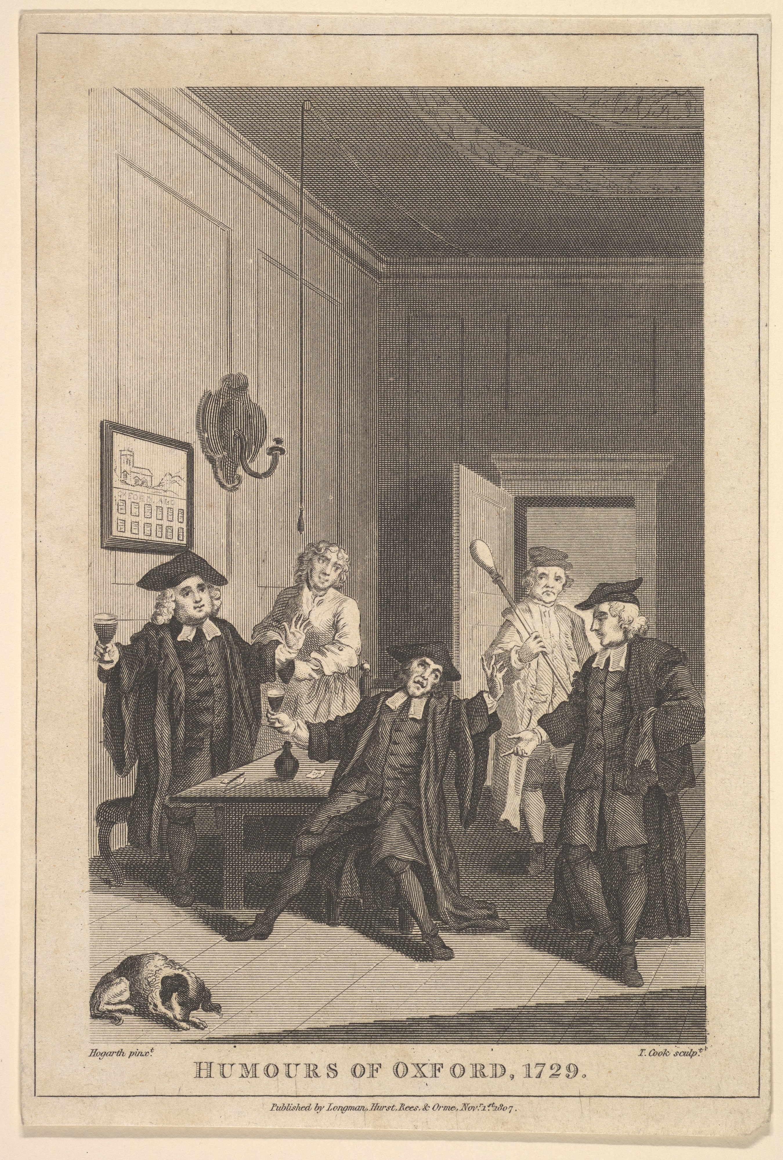 Frontispiece to "The Humours of Oxford"