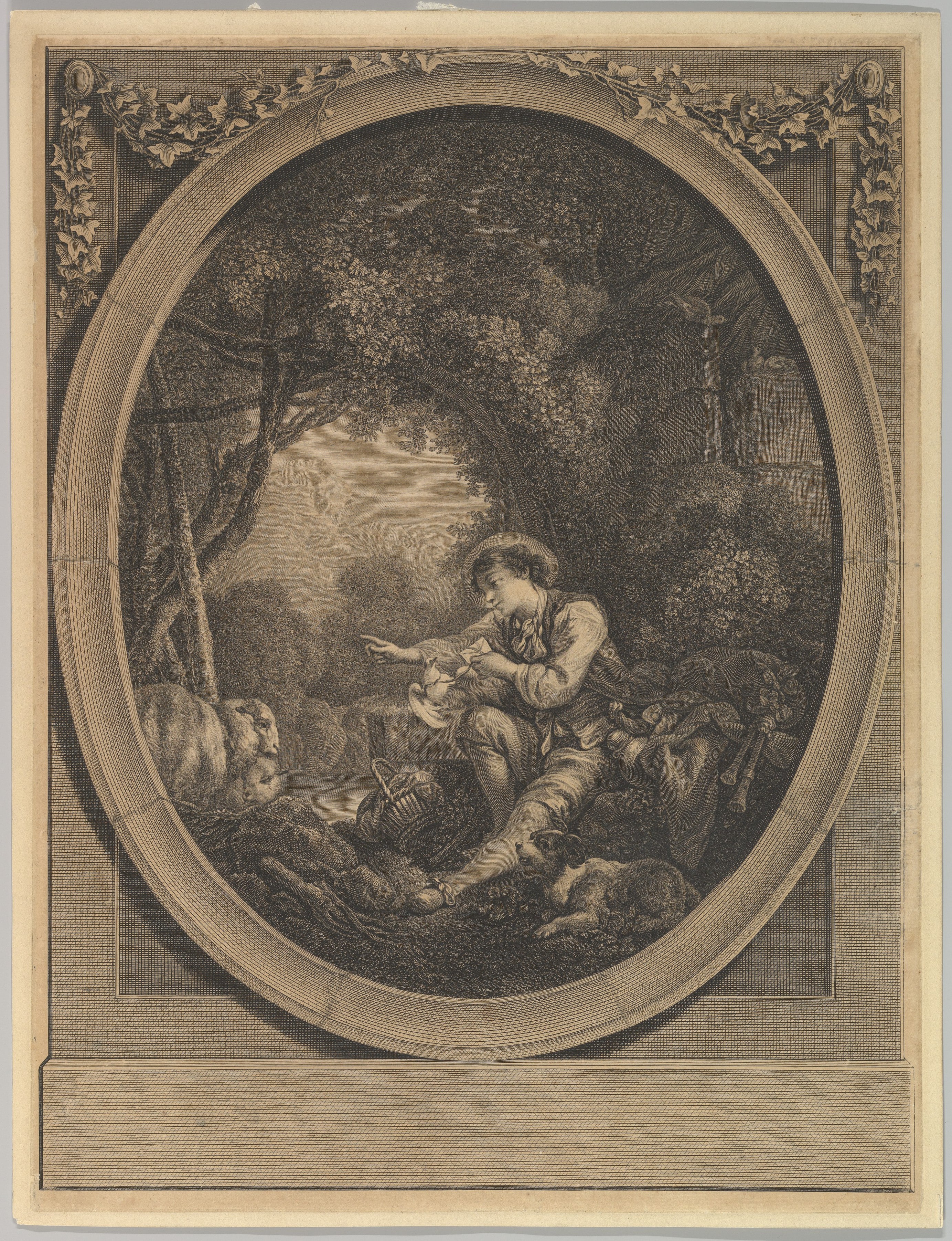 L'Départ du Courier (The Departure of the Messenger)