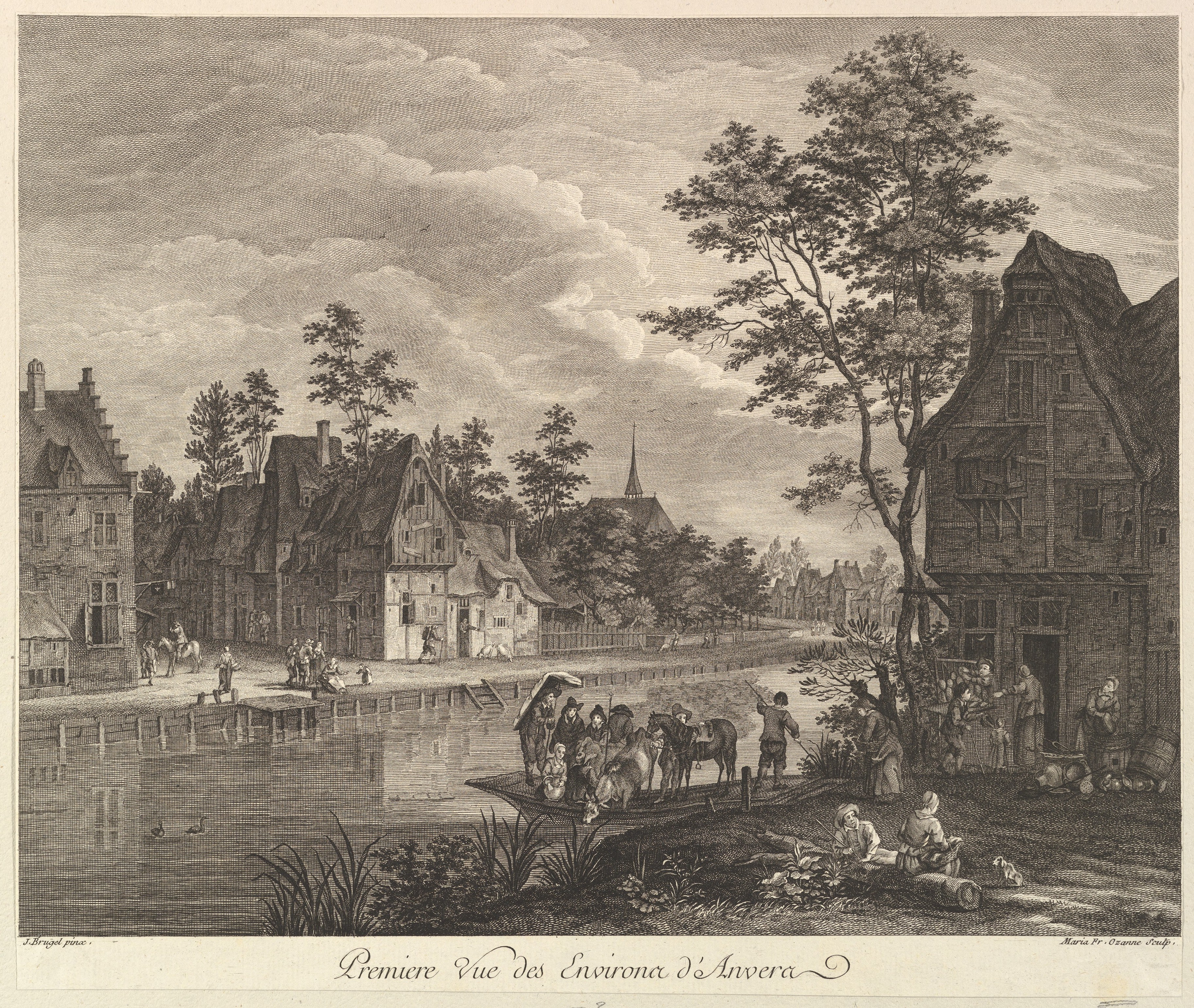 First View of the Environs of Antwerp (Premiere Vue des Environs d'Anvers)