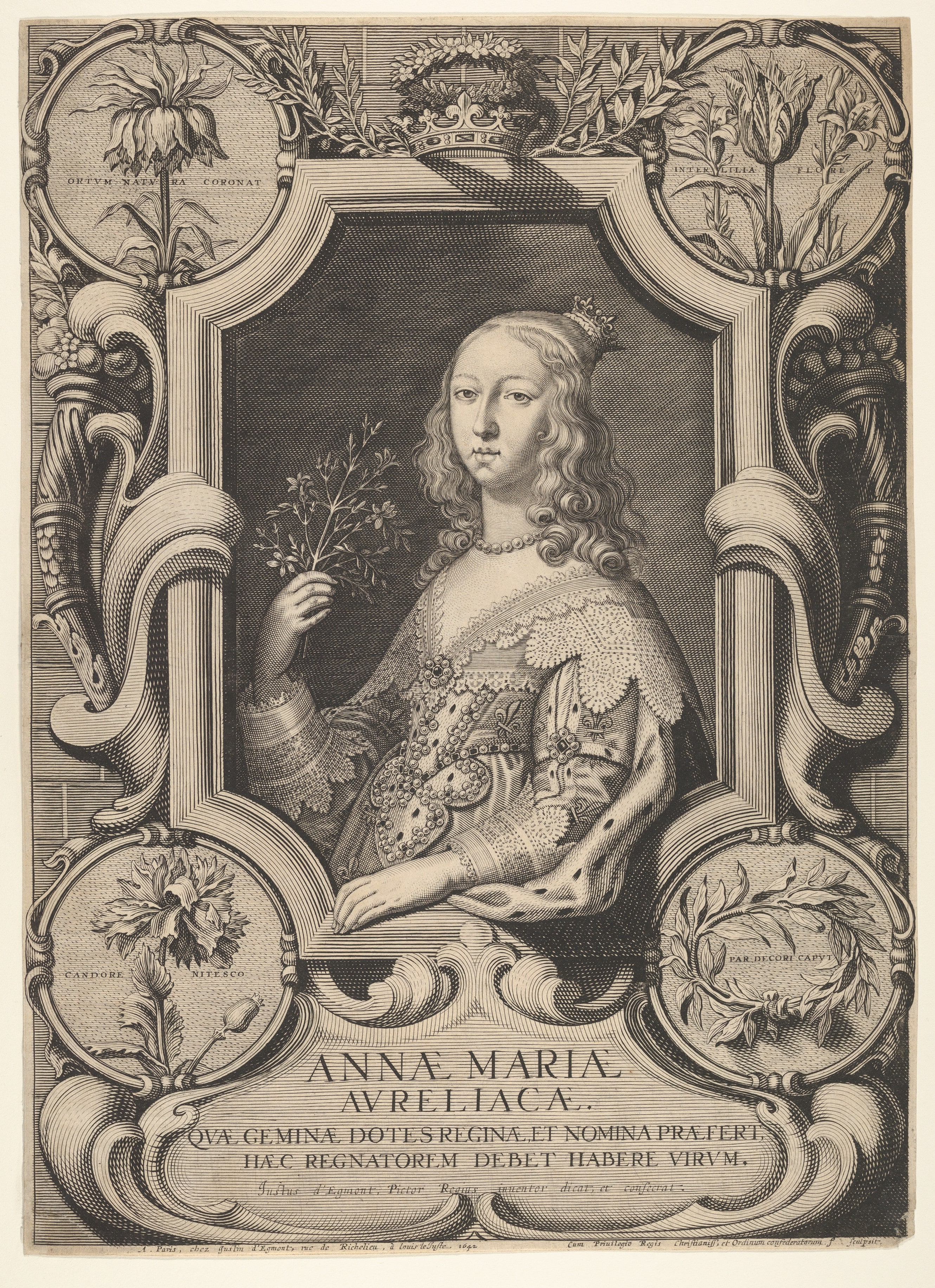 Portrait of Anne Marie Louise d'Orléans