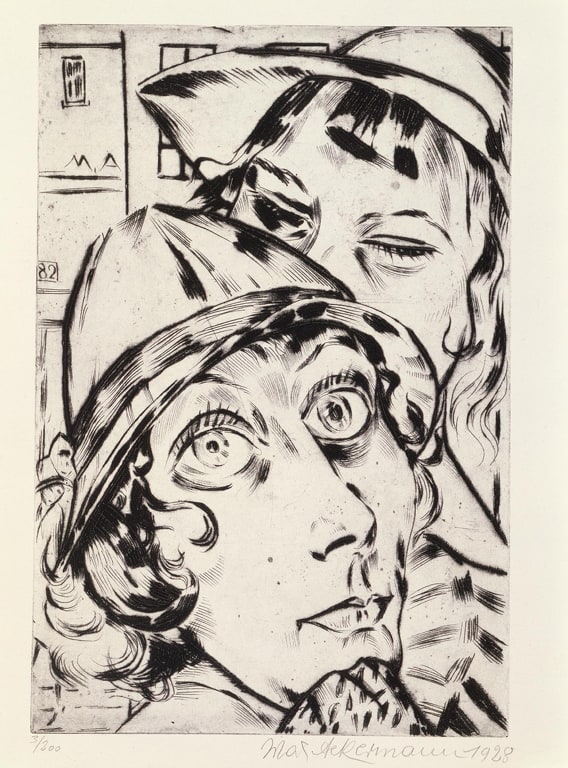 Heads of Two Women (Zwei Frauenköpfe)