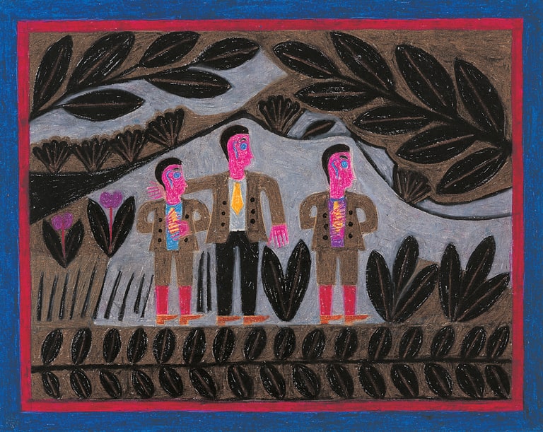 Three Men at Dusk