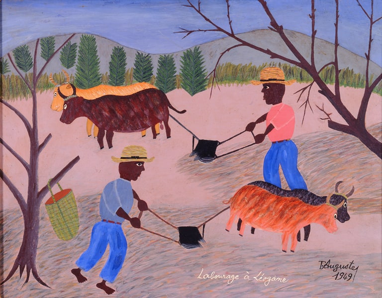 Labourage … Léogƒne (Plowing at Léogƒne)