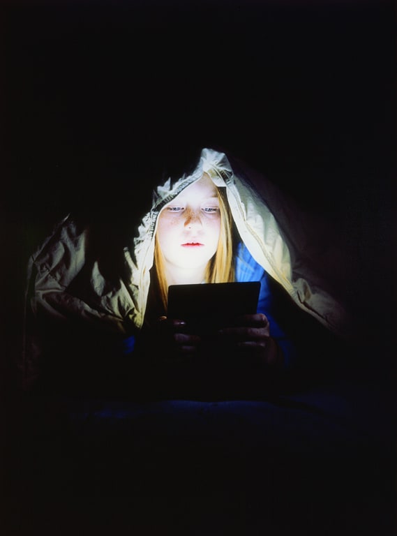 Lila with Nintendo DS