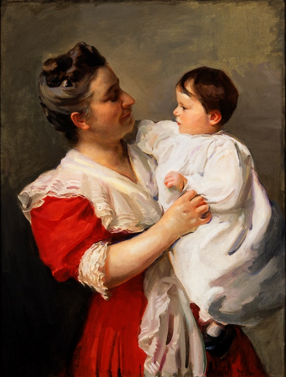 Olive Bagley, Mrs. Stedman Buttrick and Son John