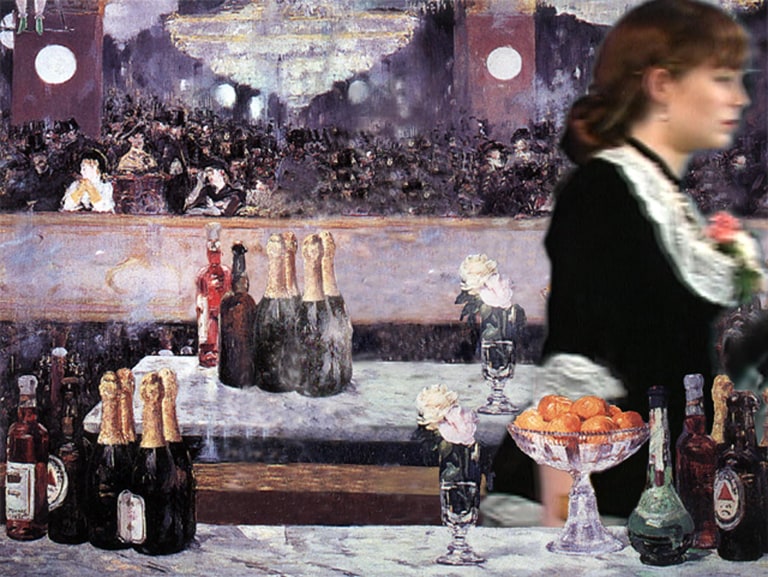 Bar at the Folies Bergere (after Manet)
