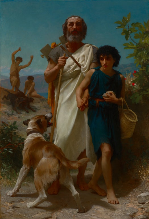 Homer and His Guide (Homère et son guide)