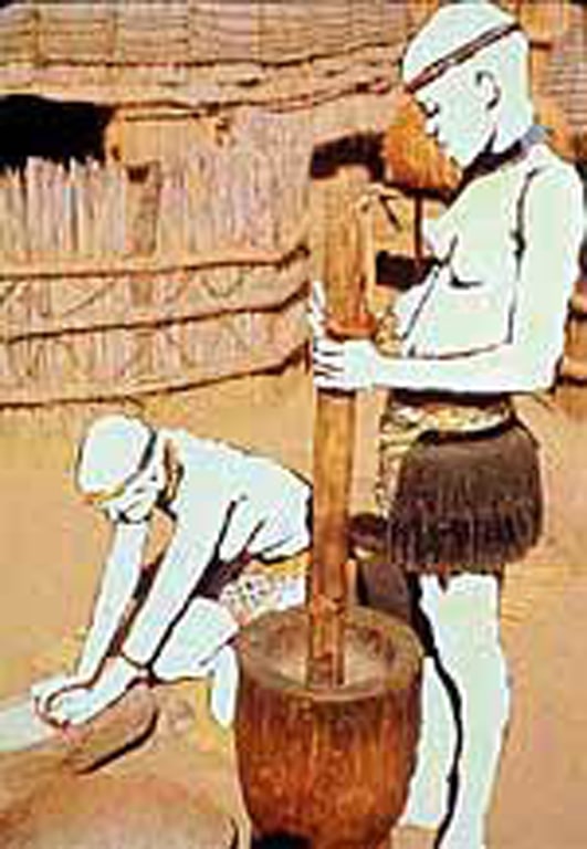 Untitled (Two Women Preparing Grain), from the Ghost Series