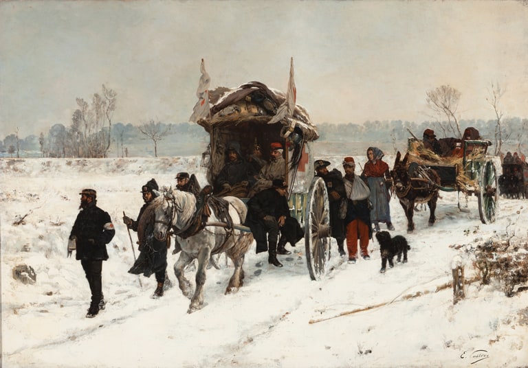 Convoy of Wounded (Franco-Prussian War 1870)