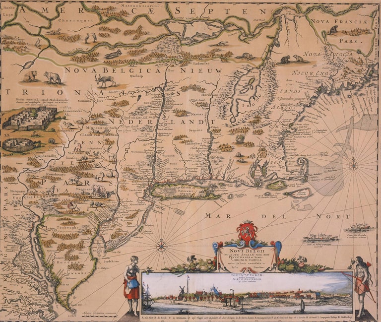 A Map of New England, Pennsylvania and parts of Virginia