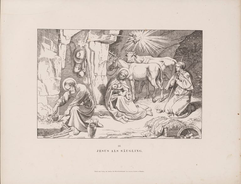 Jesus as an Infant (Jesus als Säugling), from the portfolio The Bethlehemitic Path (Der Bethlehemitische Weg)