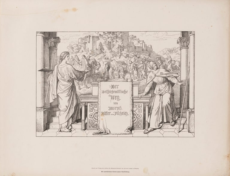 Frontispiece from the portfolio The Bethlehmitic Path (Der Bethlehemitische Weg)