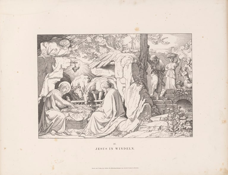 Jesus in Swaddling Clothes (Jesus in Windeln), from the portfolio The Bethlehemitic Path (Der Bethlehemitische Weg)