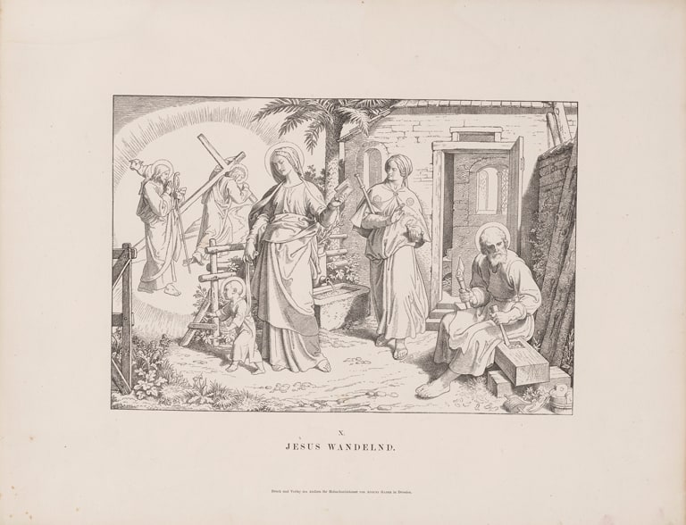 Jesus Walking (Jesus wandelnd), from the portfolio The Bethlehemitic Path (Der Bethlehemitische Weg)