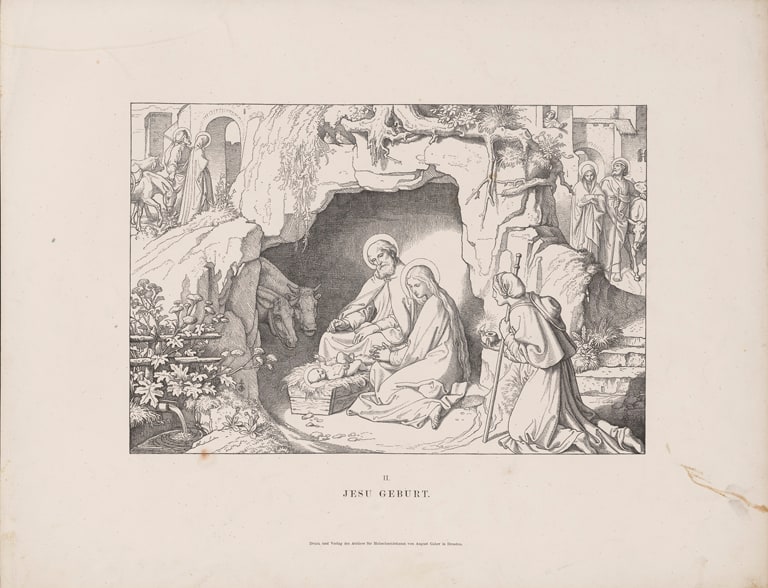 The Birth of Jesus (Jesu Geburt), from the portfolio The Bethlehemitic Path (Der Bethlehemitische Weg)