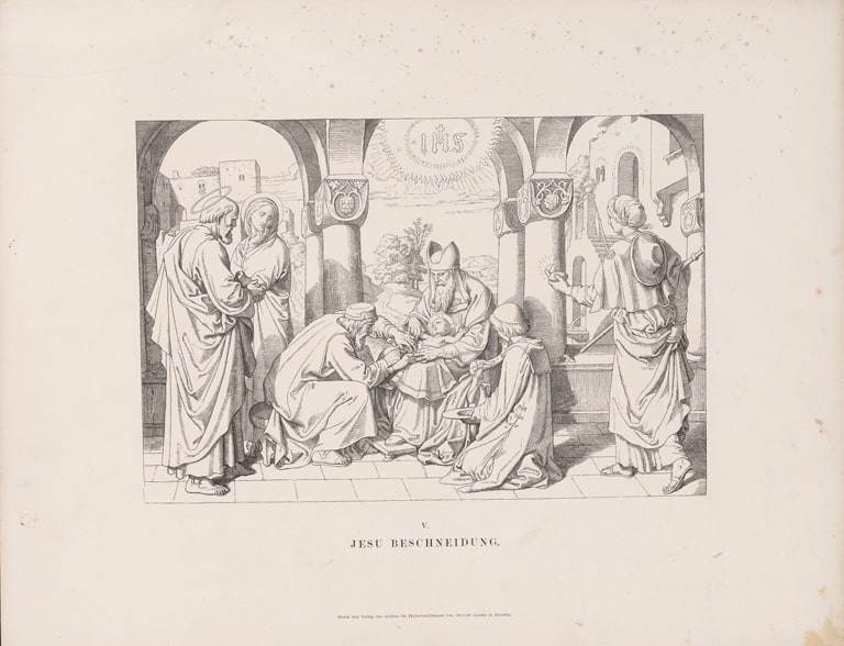 The Circumcision of Jesus (Jesu Beschneidung), from the portfolio The Bethlehemitic Path (Der Bethlehemitische Weg)