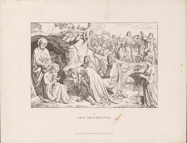 The Epiphany of Jesus (Jesu Erscheinung), from the portfolio The Bethlehemitic Path (Der Bethlehemitische Weg)