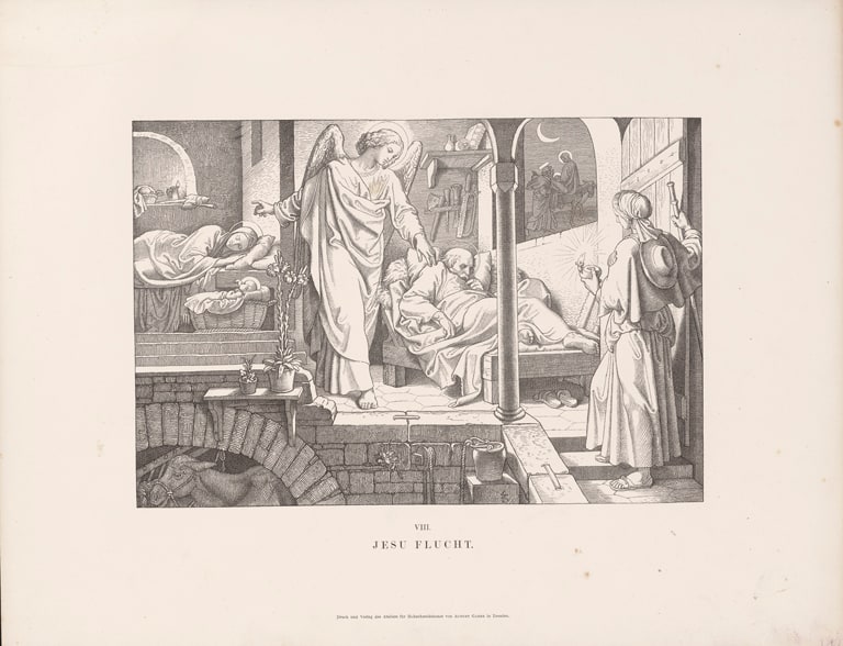 The Flight of Jesus (Jesu Flucht), from the portfolio The Bethlehemitic Path (Der Bethlehemitische Weg)