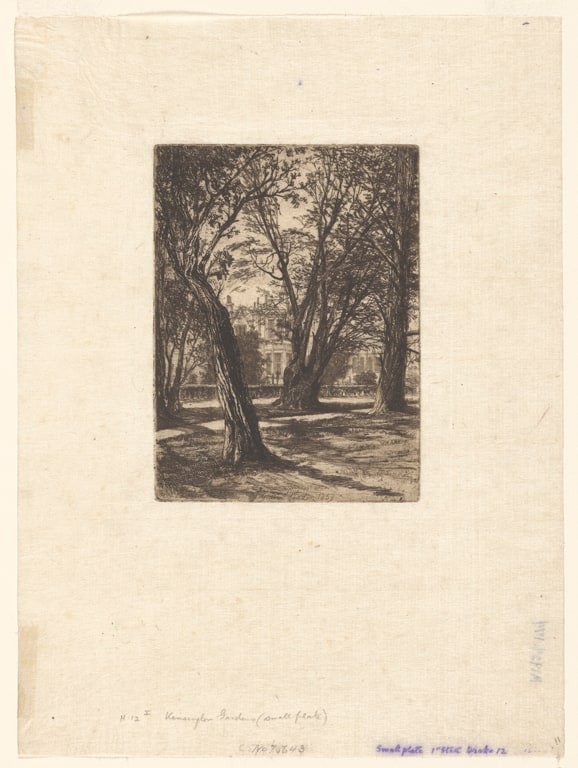 Kensington Gardens, No. I (small plate)