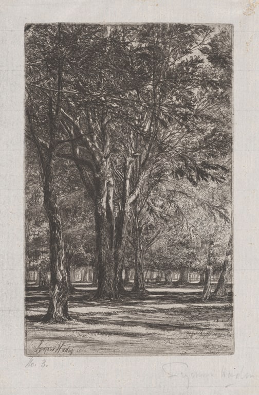 Kensington Gardens, No. II (large plate)
