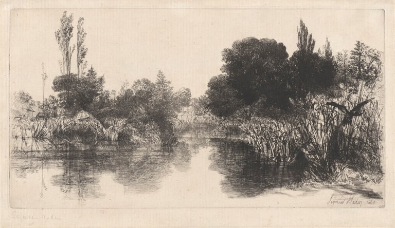 Shere Mill Pond, No. II (large plate)