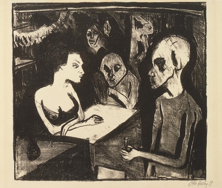 Sailor's Bar (Matrosenschenke), from the periodical The Creators (Die Schaffenden)