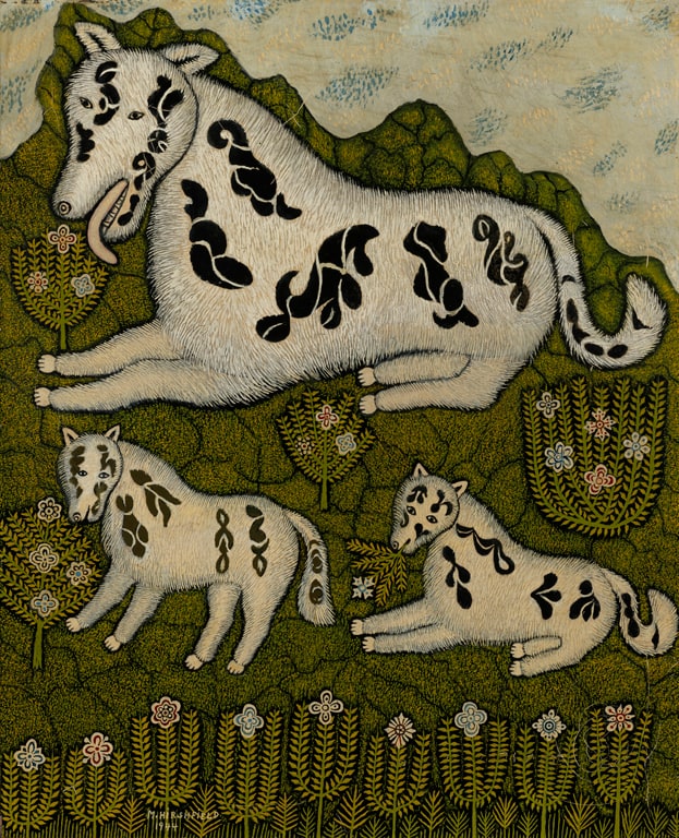 Dog and Pups, 1944