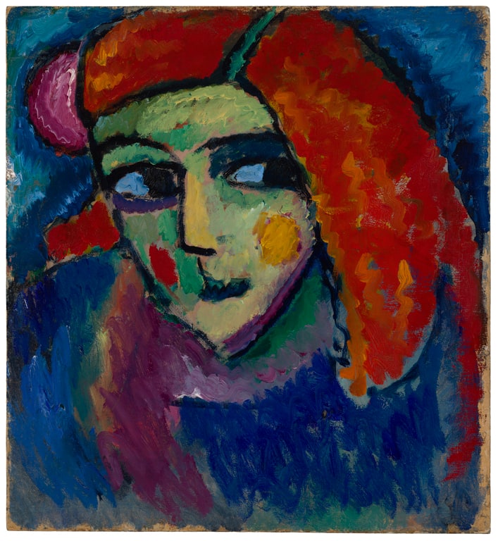 Pale Woman with Red Hair (Blasses Mädchen mit roten Haaren)