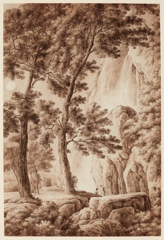 Nocturnal Landscape with Two Figures